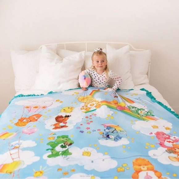 NWT Posh Peanut Care Bears Limited Edition Rainbow Bridge Ruffle Luxe Patoo - Picture 1 of 3